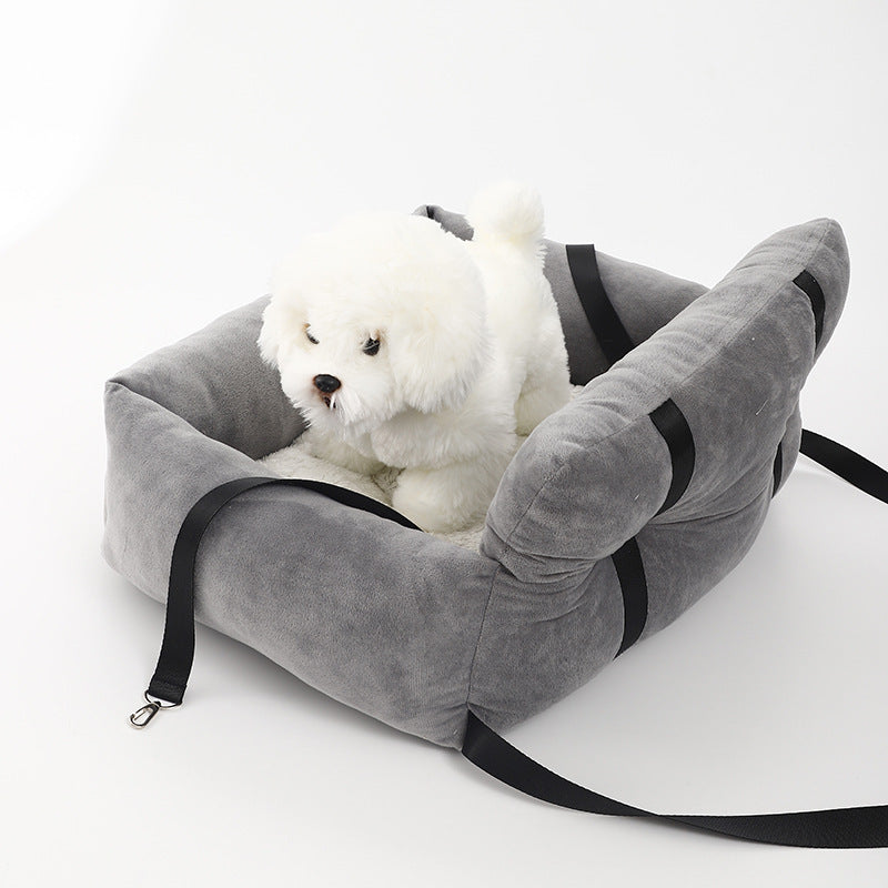 Säker Hundbilstol - CozyCanine - Grå, Komfort & Säkerhet