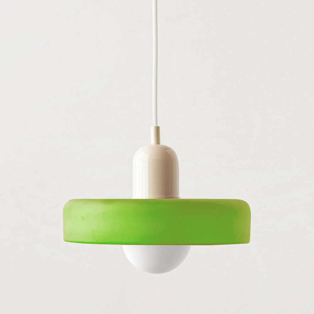 Färgglad Pendellampa i Bauhaus Stil - StiloGlas