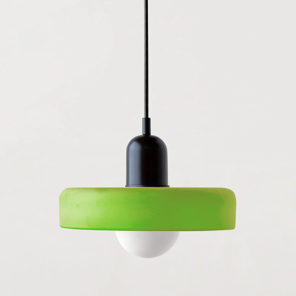 Färgglad Pendellampa i Bauhaus Stil - StiloGlas