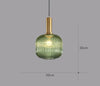 Retro Glas Pendellampa – ColorVibe