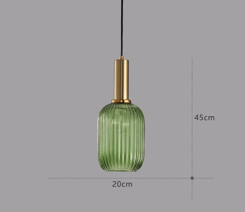 Retro Glas Pendellampa – ColorVibe