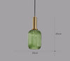 Retro Glas Pendellampa – ColorVibe