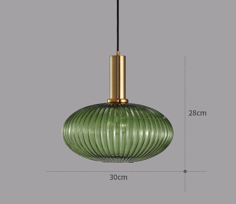 Retro Glas Pendellampa – ColorVibe