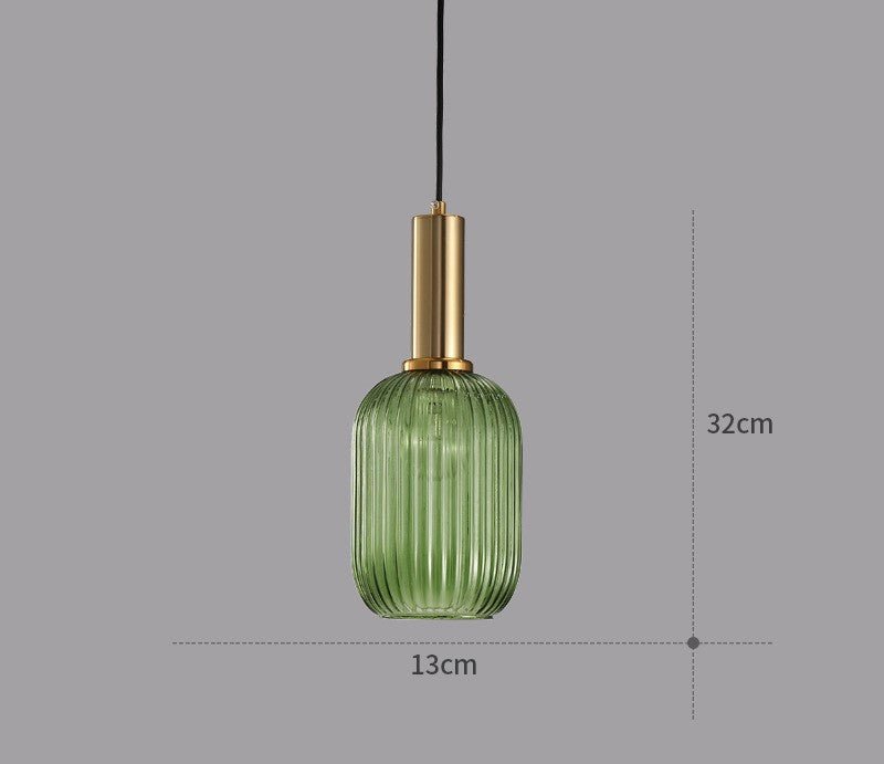 Retro Glas Pendellampa – ColorVibe