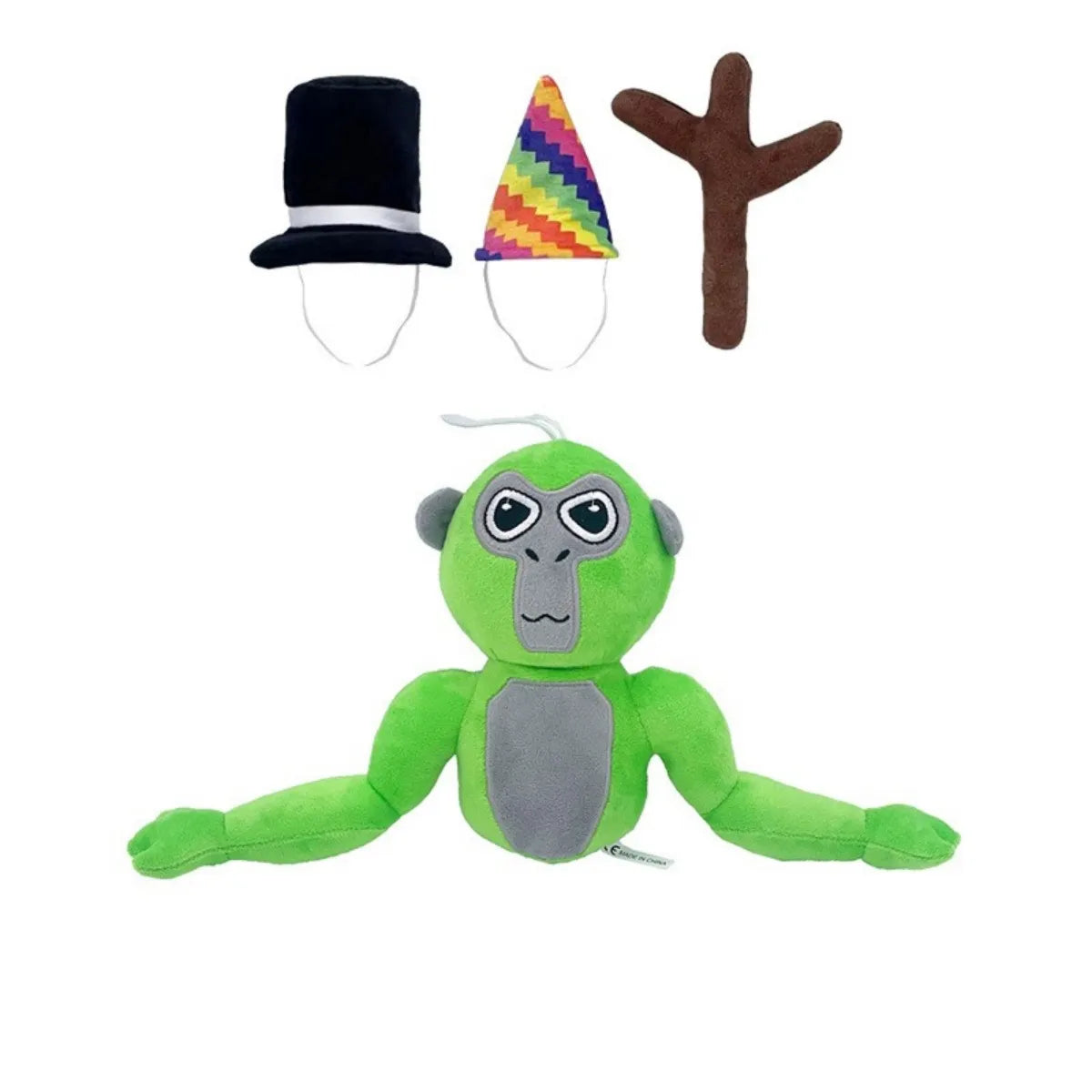 Färgglad Gorilla Plyschleksak – FunkyGorilla
