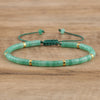 Flätad Armband med 2.4 mm Naturstenpärlor – Seraphina