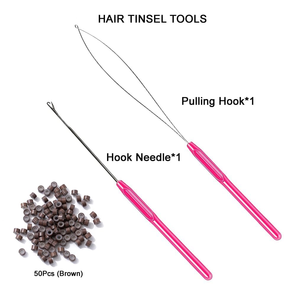 Glittrande Hår Tinsel Kit – Glittersträngar!
