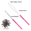 Glittrande Hår Tinsel Kit – Glittersträngar!