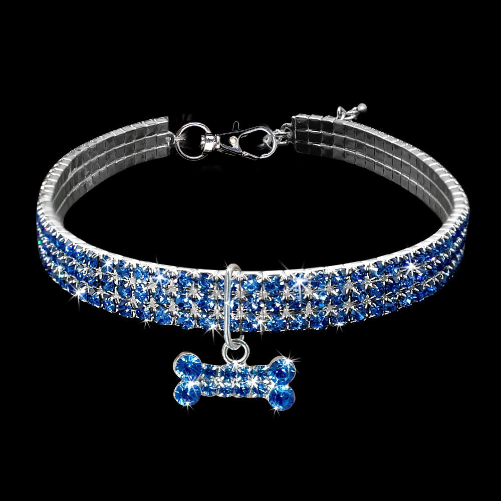 Premium Hundhalsband - Bling It On