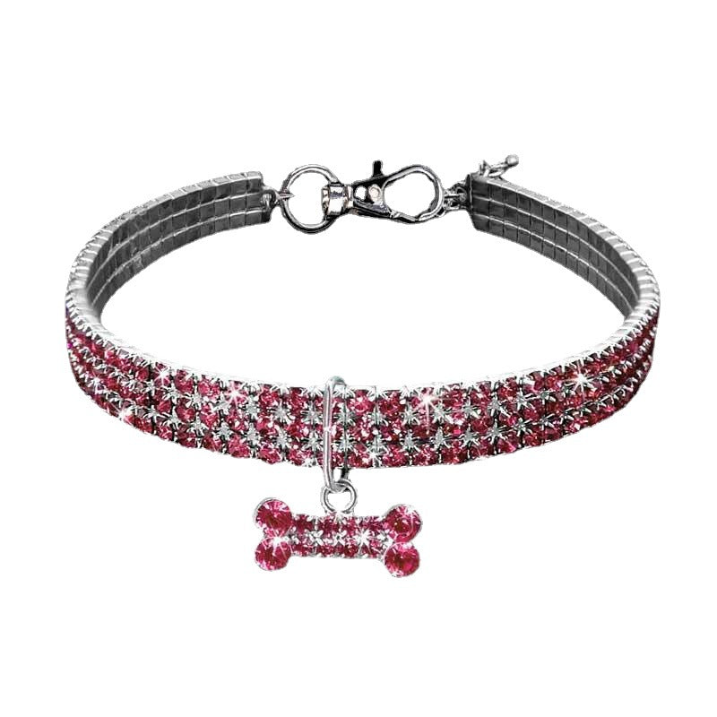 Premium Hundhalsband - Bling It On