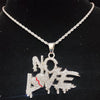 Sterling Mystique | Hip Hop Kubanska Kedjor NO LOVE Halsband