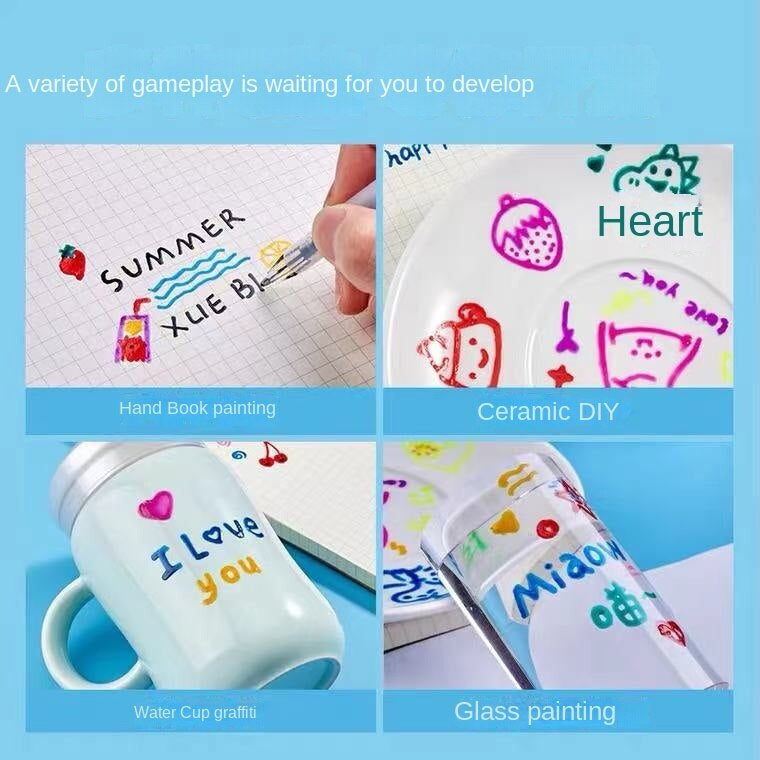 Färgglad Gelpenna Set för Kreativa 3D-Designs – 3D ArtPen Set