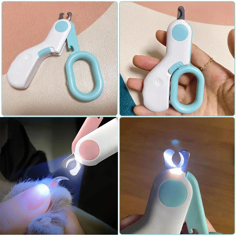 Klippare för husdjursklor med LED-ljus - GlowTrim