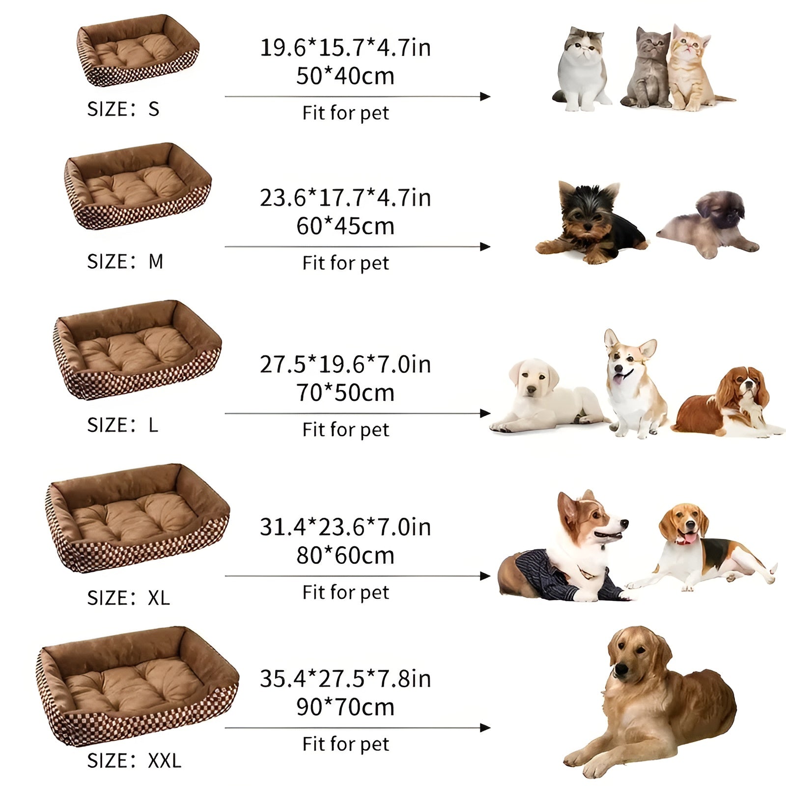 Lyxig Ortopedisk Plush Pet Bed - PlushNest