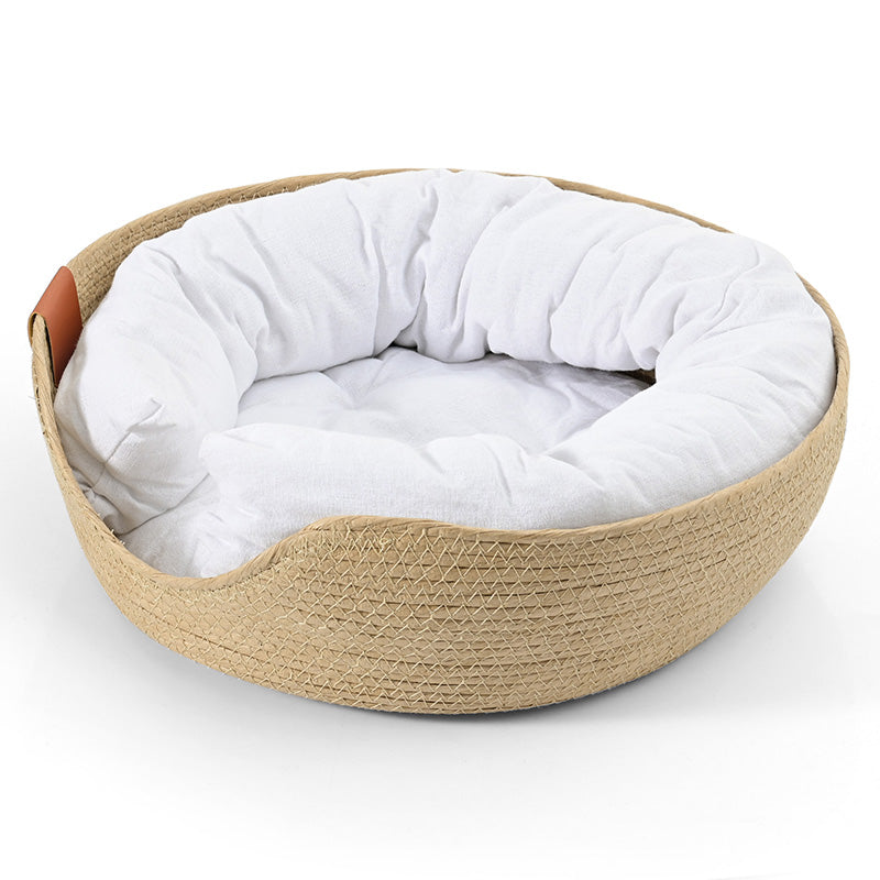 Handgjord, Bekväm Kattbädd – LuxeSnooze