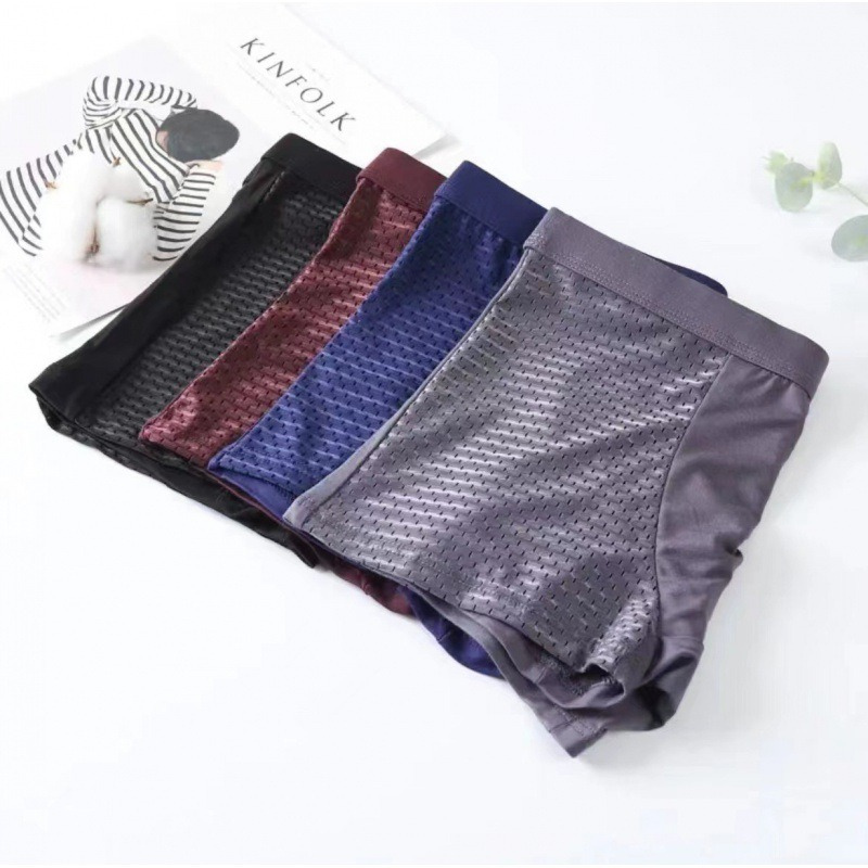 Herr Bambu Boxershorts Set | Andningsbart och Bekvämt Underkläder