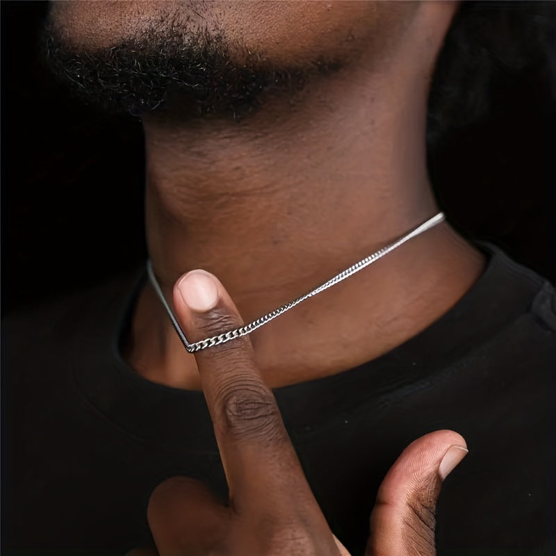 Herren Kedja | Enkel Design | Titan Stål - Hållbar