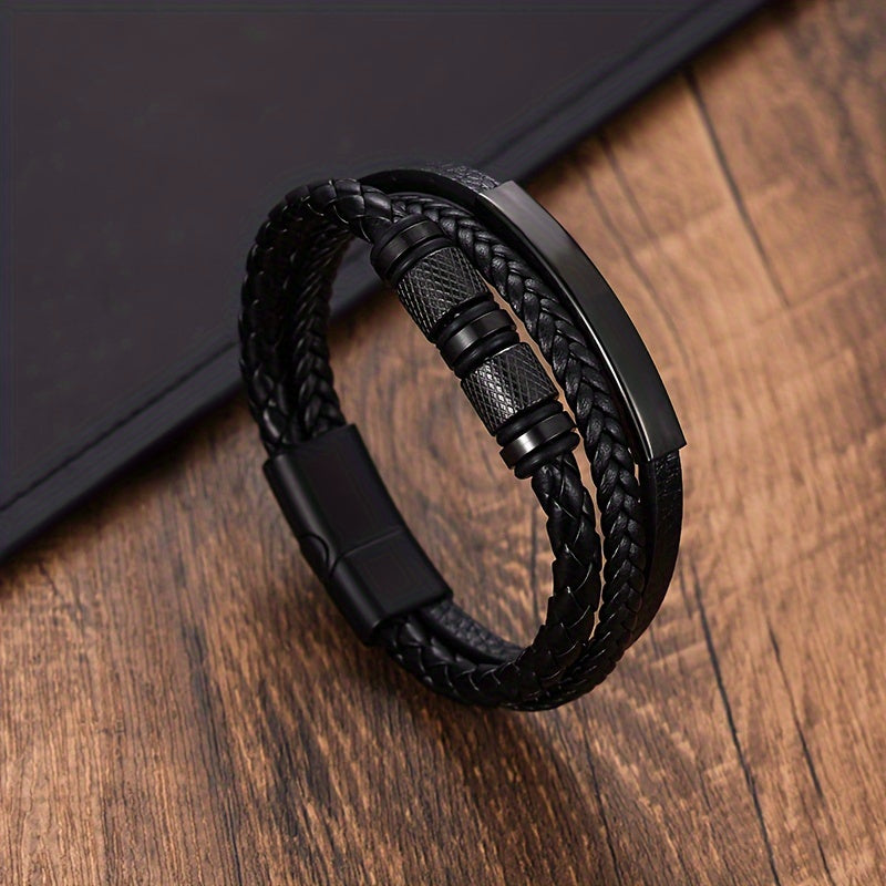 Herrar Armband | Flätad Design | Magnetisk Spänne
