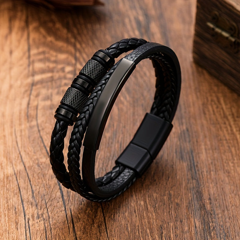 Herrar Armband | Flätad Design | Magnetisk Spänne