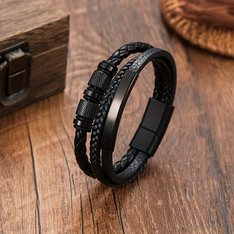 Herrar Armband | Flätad Design | Magnetisk Spänne