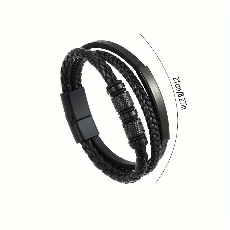 Herrar Armband | Flätad Design | Magnetisk Spänne