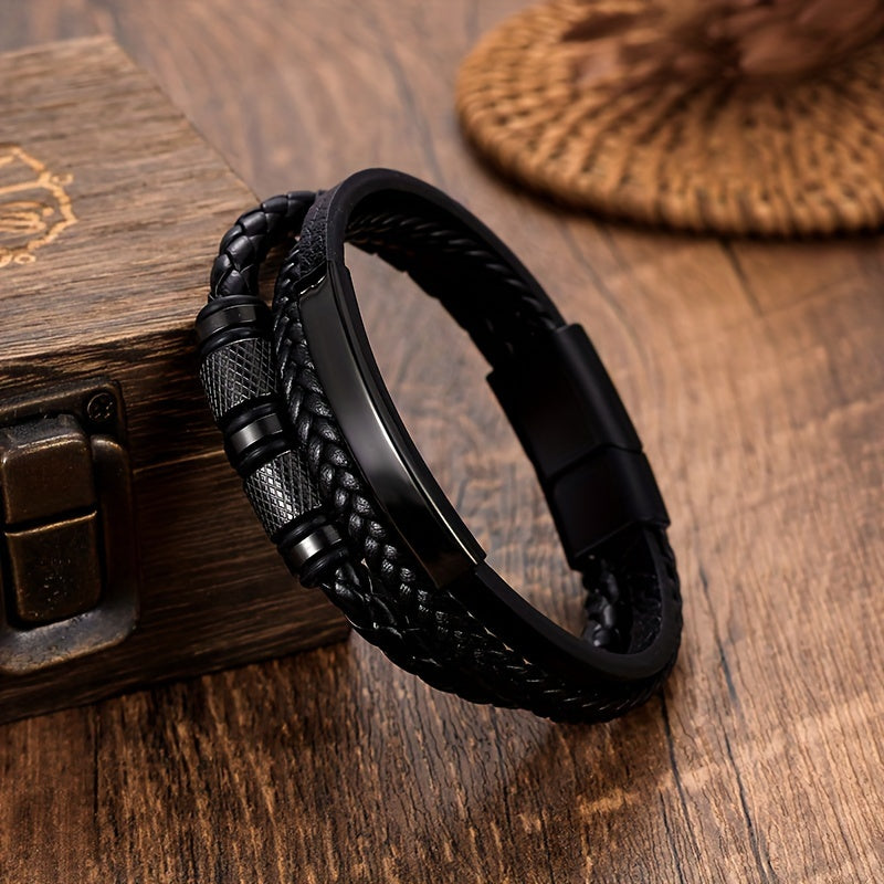 Herrar Armband | Flätad Design | Magnetisk Spänne