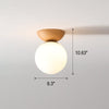 Hikari Taklampa – Minimalistisk Japansk Design med LED & Trä