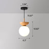 Hikari Taklampa – Minimalistisk Japansk Design med LED & Trä