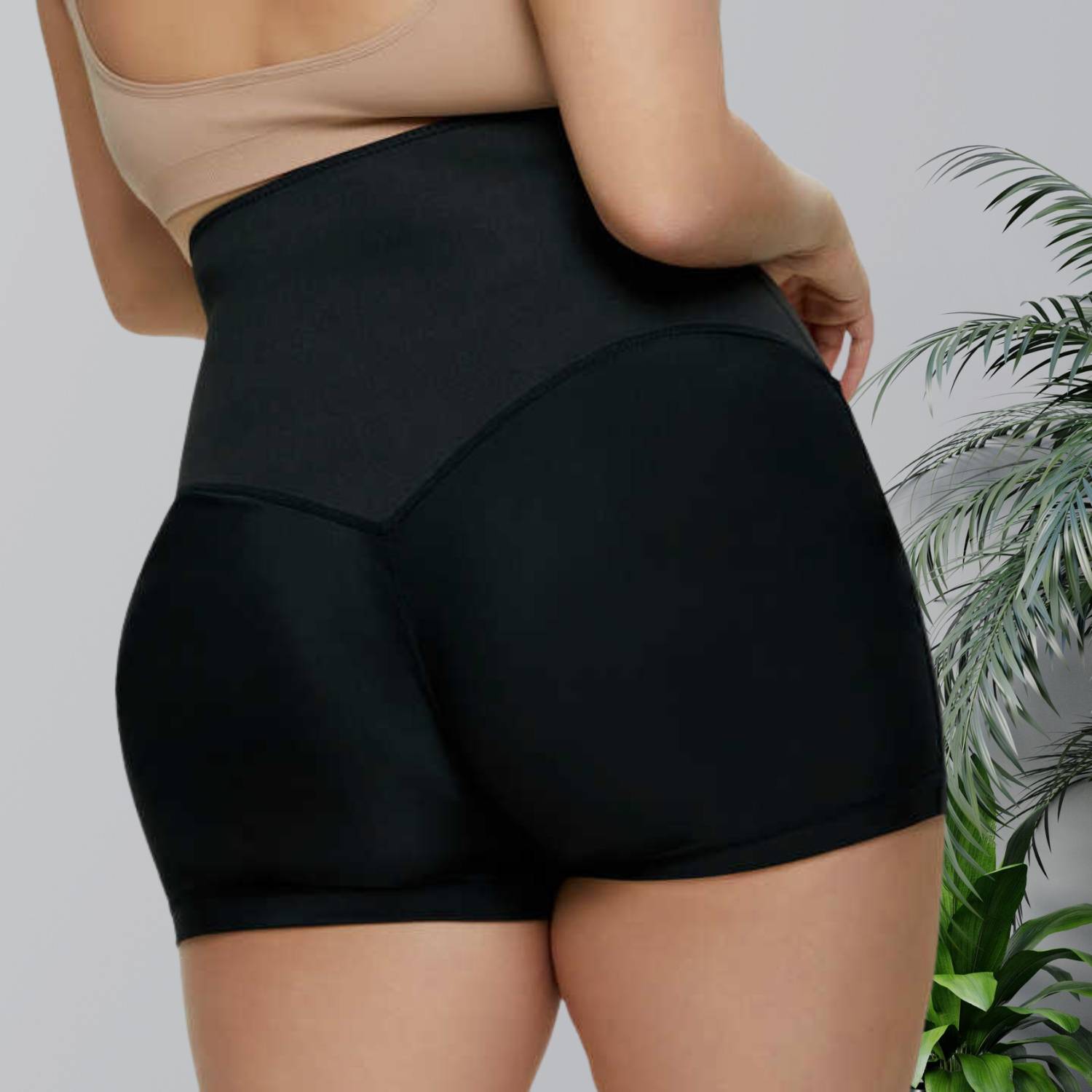 Högmidjade Sauna Sweat Pants med Midjetränare - SweatSculpt