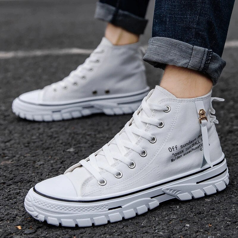 Höga Herr Sneakers - Modern Stil & Komfort