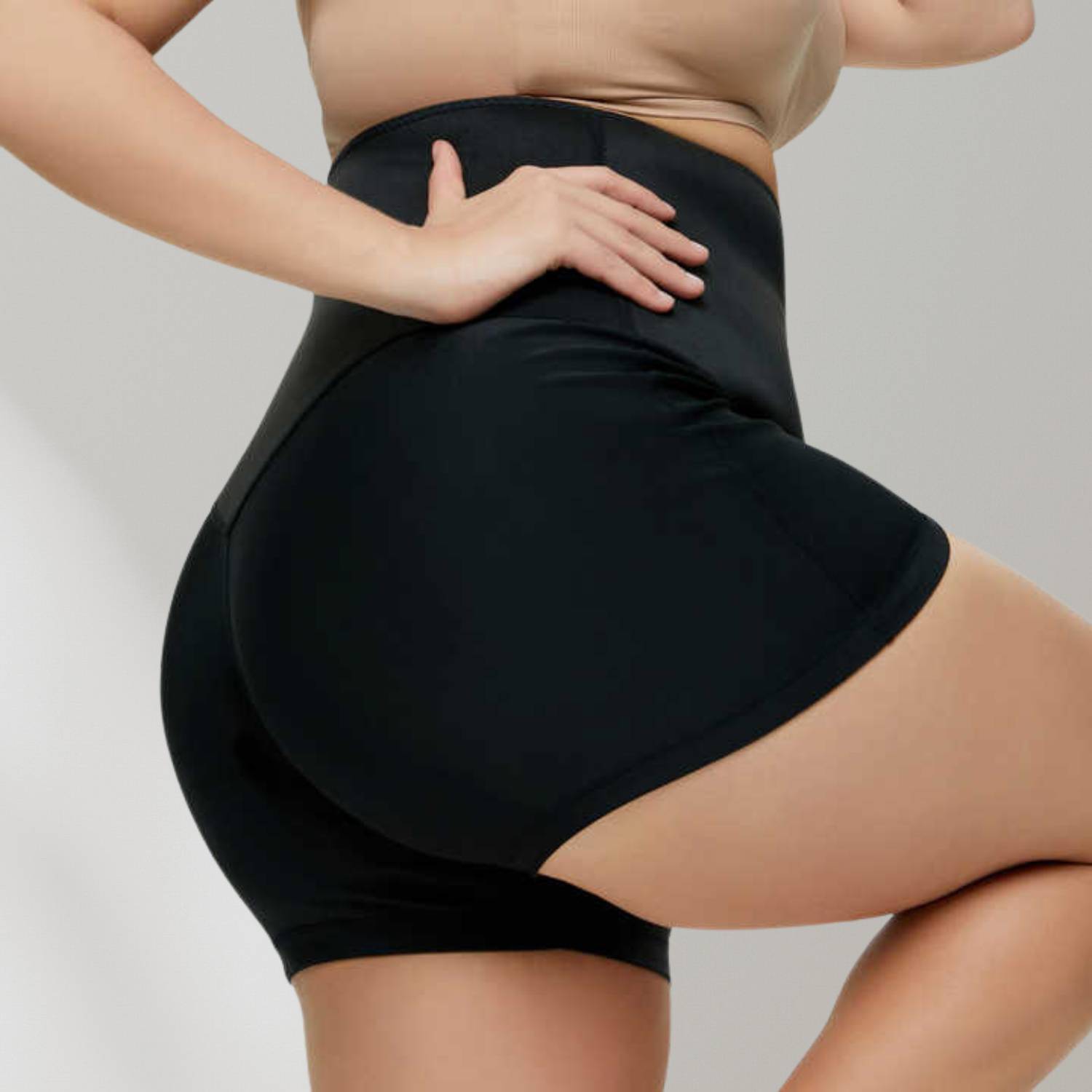 Högmidjade Sauna Sweat Pants med Midjetränare - SweatSculpt