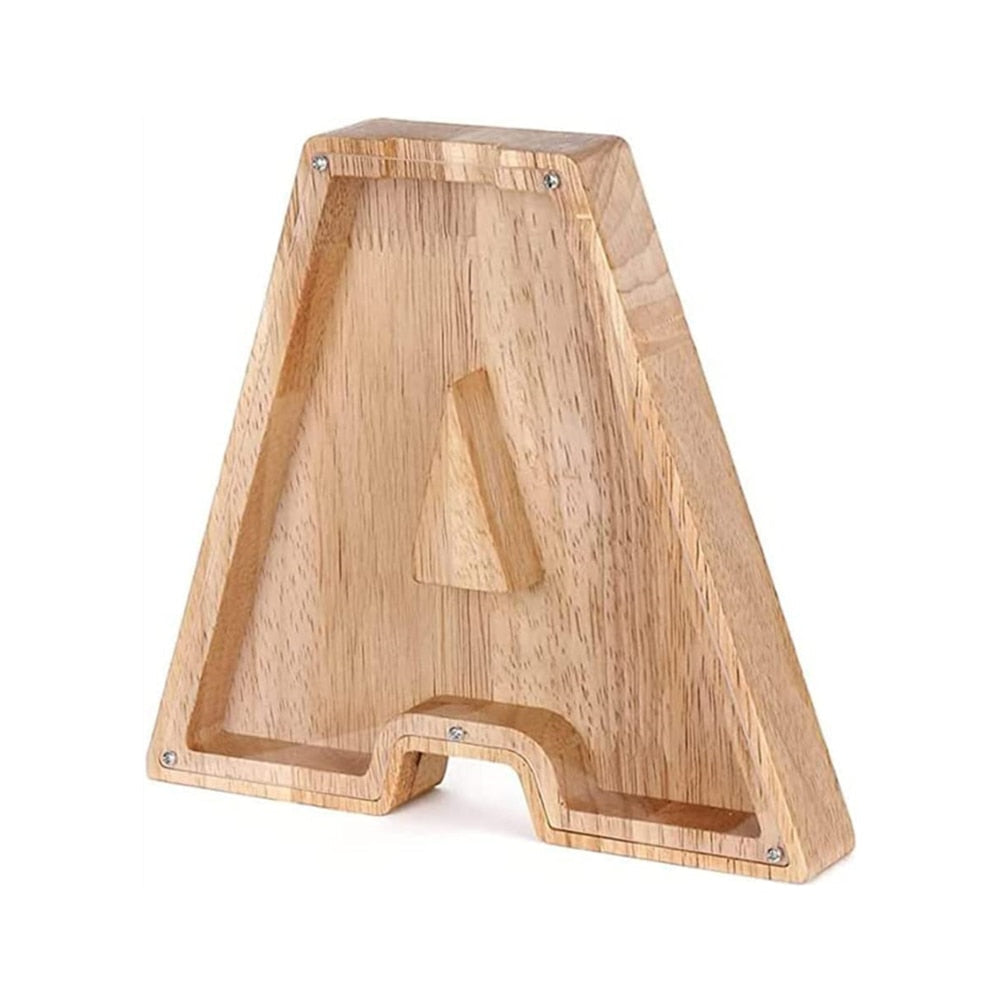 Träbokstav Spara Grisen - LetterSaver