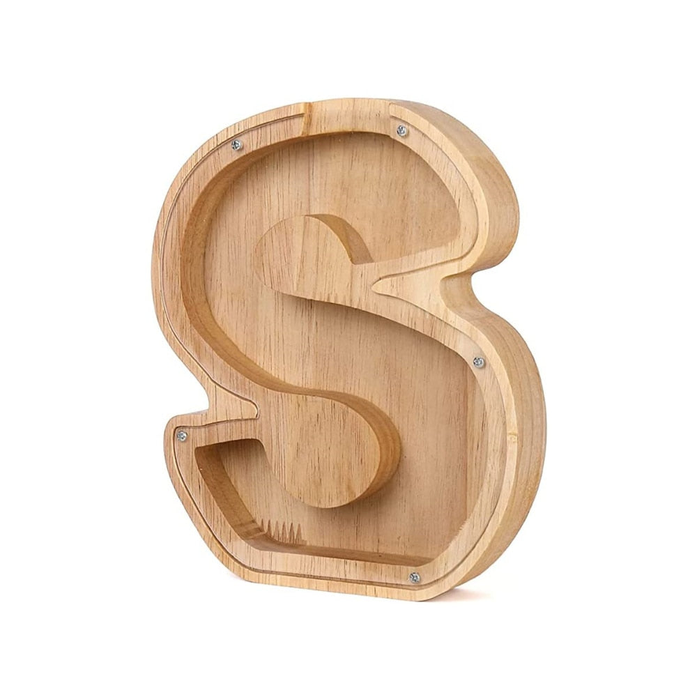 Träbokstav Spara Grisen - LetterSaver