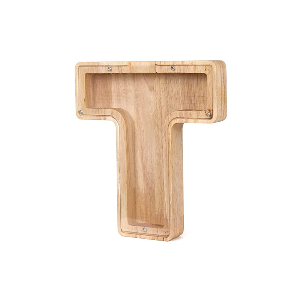Träbokstav Spara Grisen - LetterSaver