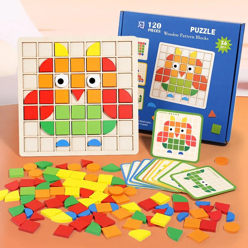 Träpussel för Småbarn - EcoPuzzle