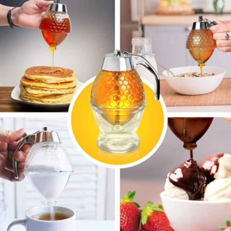 Stilren och Praktisk Honungsdispenser – HoneySaver
