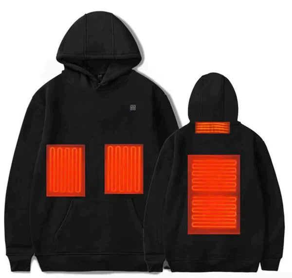 Uppvärmd Unisex Vinter Hoodie - WinterThermaHoodie