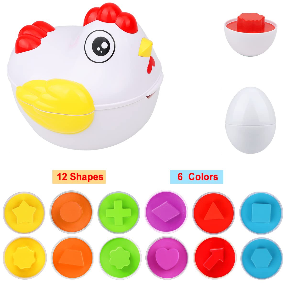 Kreativ Äggpussel för Barn - EggCiting Pusselset