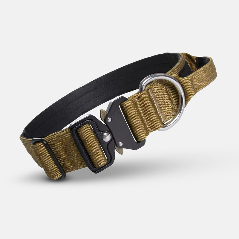 Taktisk Hundhalsband med Handtag - PowerGrip