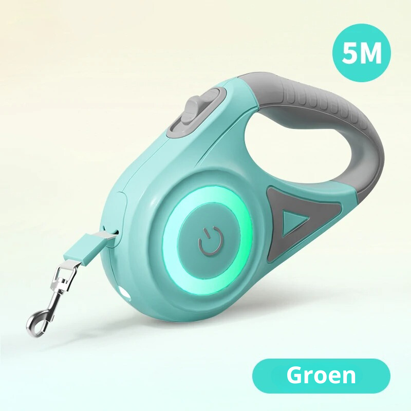 Upplyst Hundkoppel med Ficklampa – GlowGuard