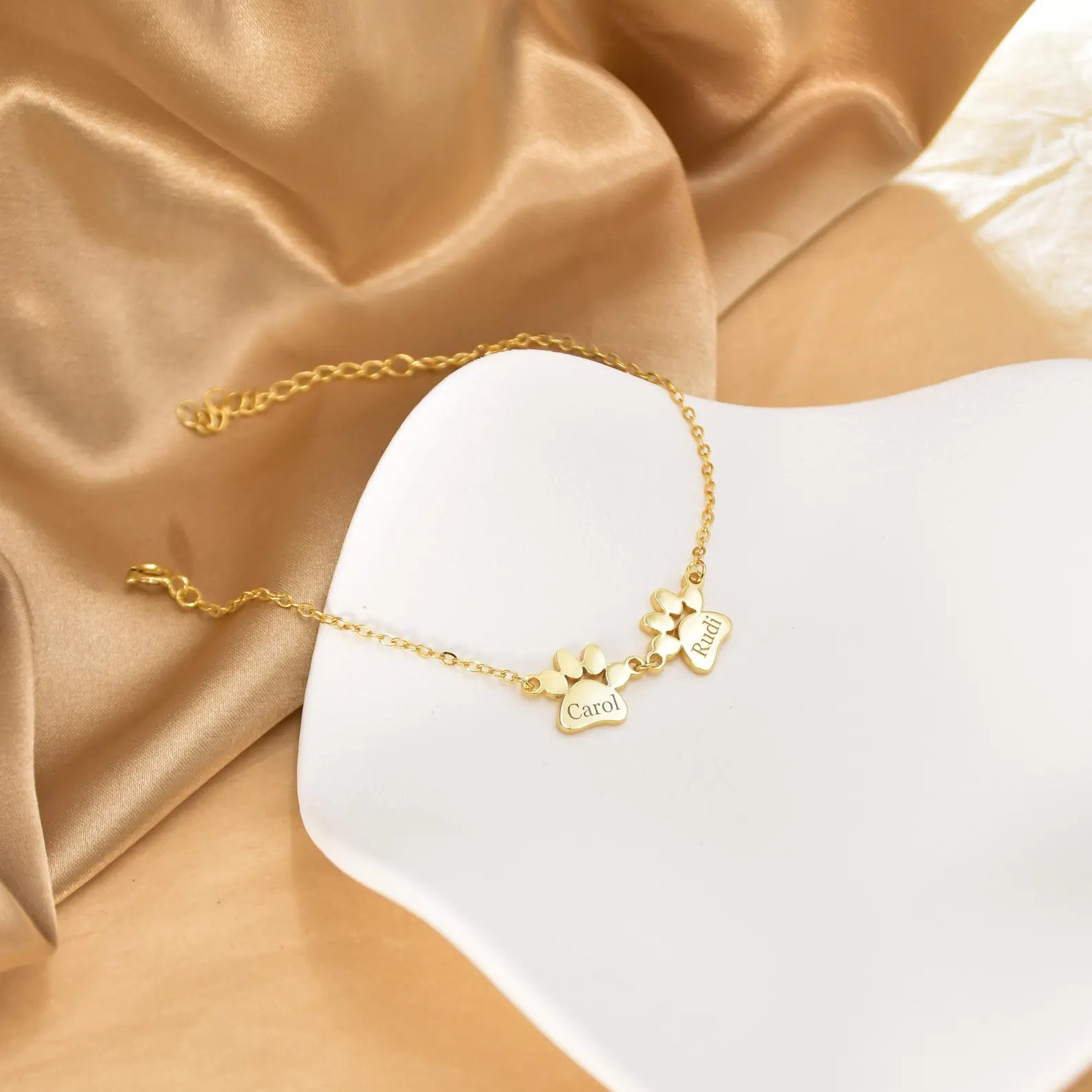 PetAmour Signaturarmband | Anpassningsbar husdjursjuvel med ingraverade namn