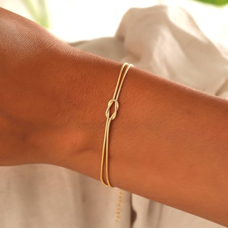 Minimalistisk Knutarmband – Elva