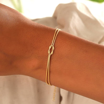 Minimalistisk Knutarmband – Elva