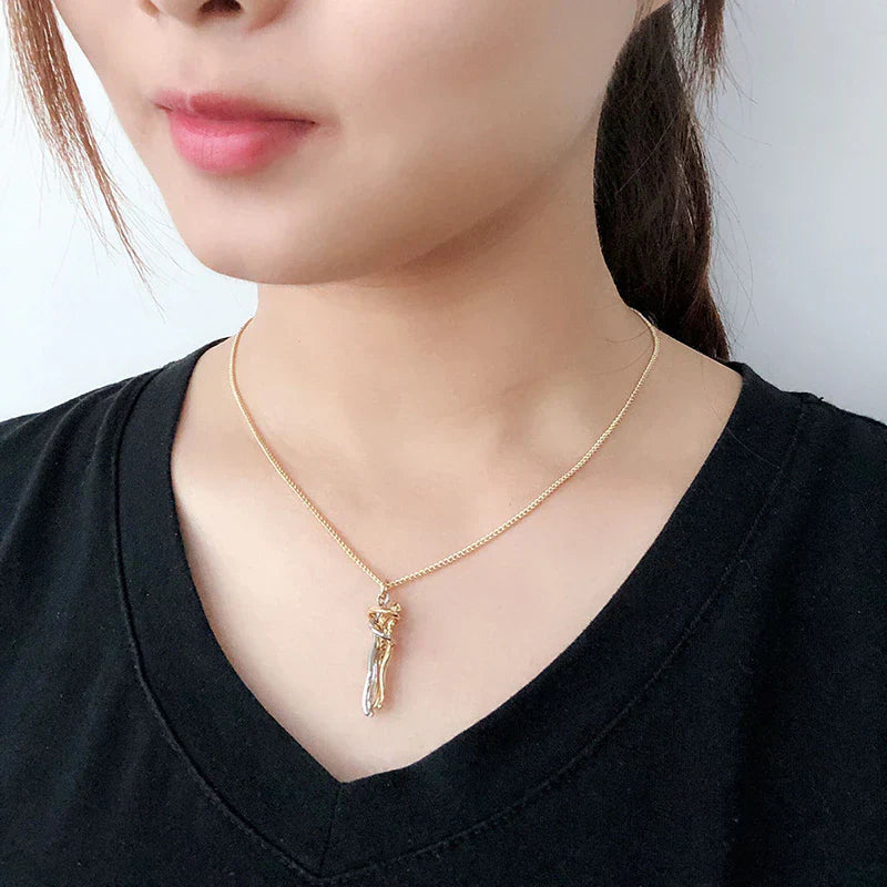 SoulGlow Kram Hänge Halsband | Hypoallergent Justerbart Halsband för Kära