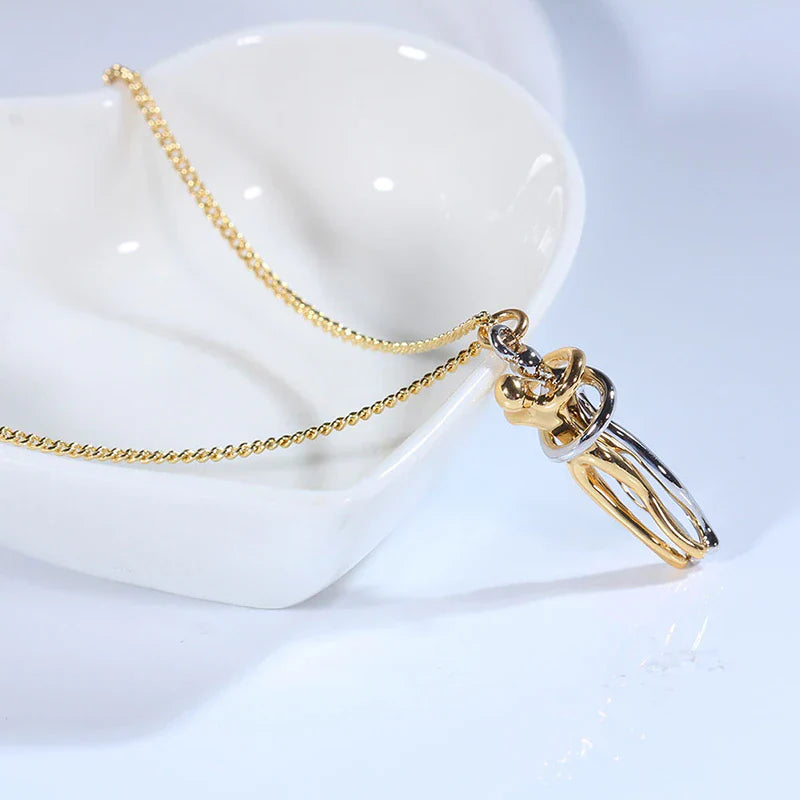 SoulGlow Kram Hänge Halsband | Hypoallergent Justerbart Halsband för Kära