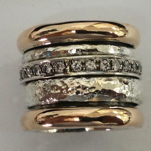 Lagerbred Guld Vintage-Stil Ring - Luciana
