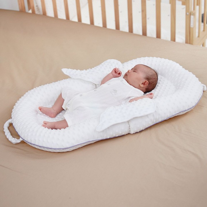 Ergonomisk Babysäng med Ryggstöd och Nät Sovyta – Cosynido