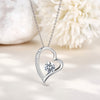 TimelessLove Halsband | Hjärta Form | Elegant Zirkonia Design