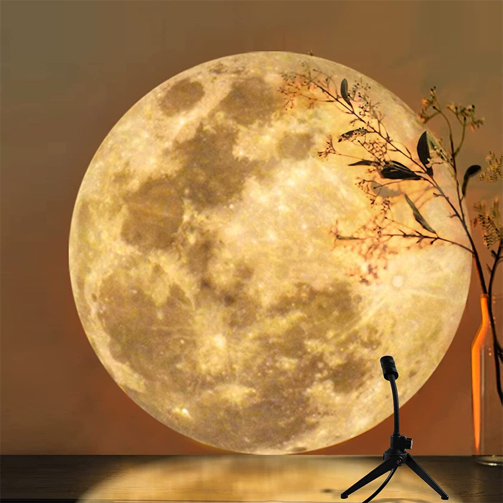 Projektion Lampa Jord och Måne – CelestiaGlow