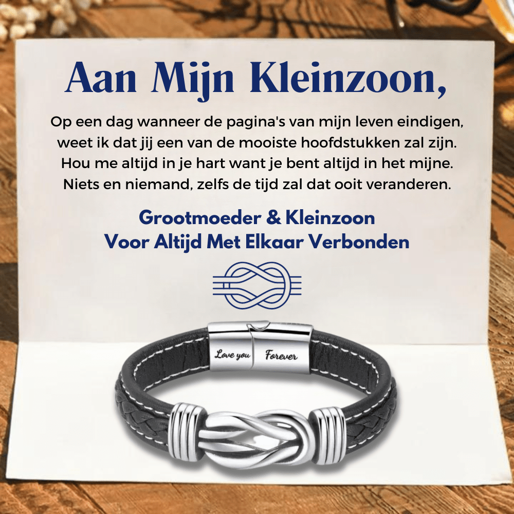 Infinity Läderarmband - Betydelsefull Gåva